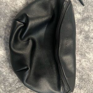 Black Crossbody Bag - Unbranded Minimal Leather Shoulder Bag